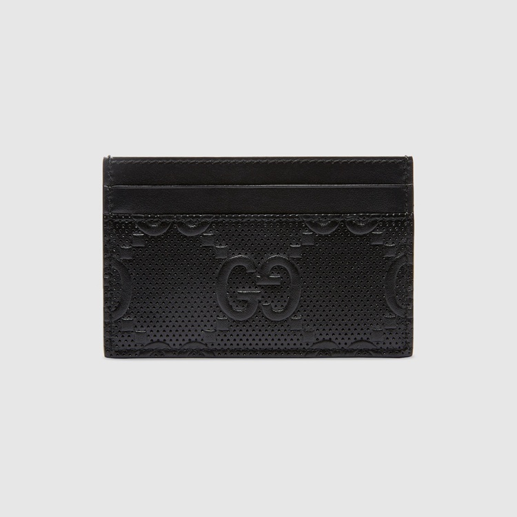625564.1W3AN.1000.003.080.0000.Light GG embossed card case